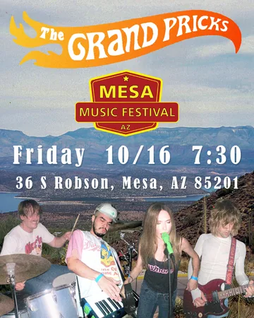 Poster: Mesa Music Festival, 36 S Robson, Mesa, Friday October 16, 2026, 7:30