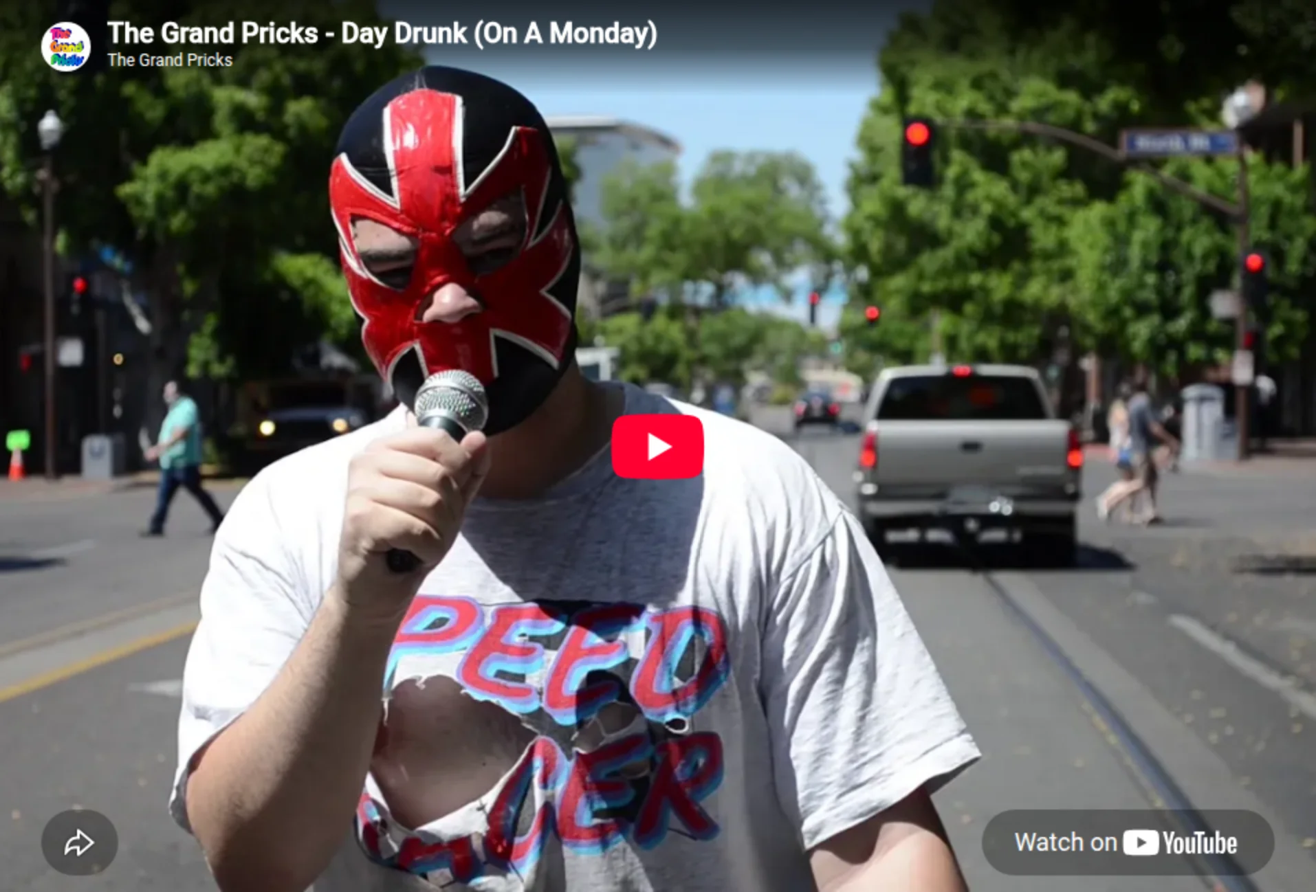 YouTube Video, The Grand Pricks - Day Drunk (On A Monday)