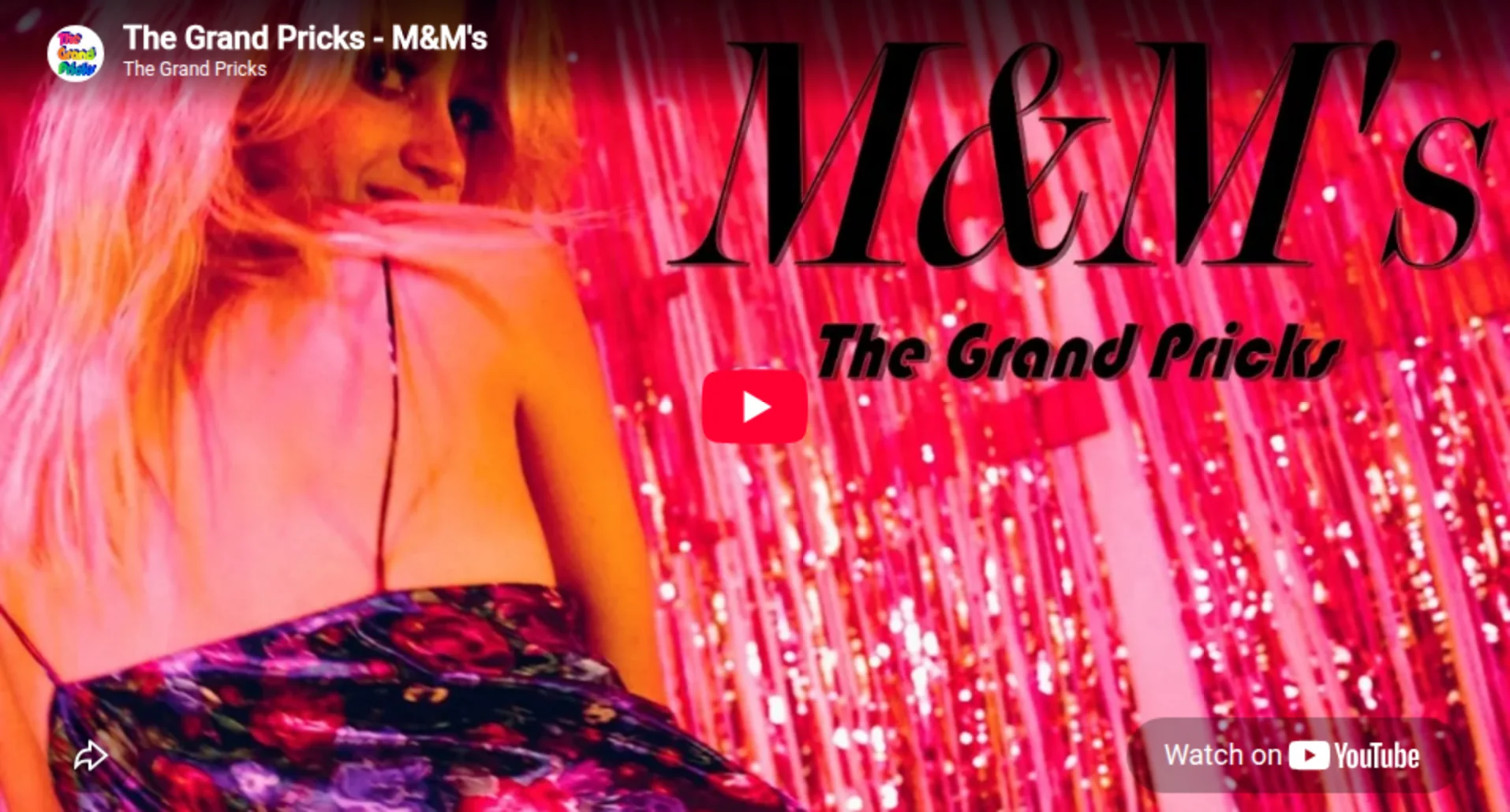 YouTube Video, The Grand Pricks - M&M's